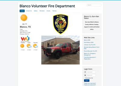 Blanco Volunteer Fire Department